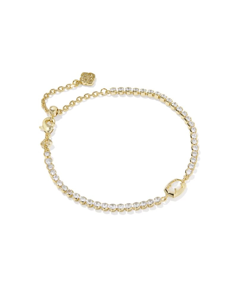 Kendra Scott Emilie Tennis Bracelet in Gold