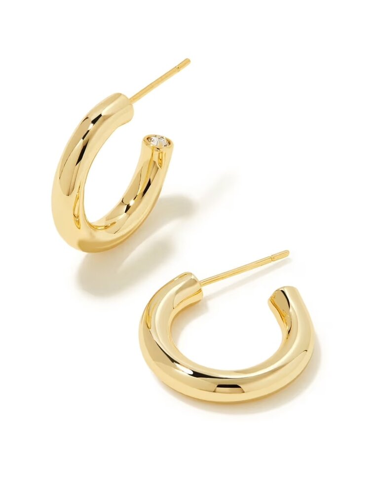 Kendra Scott Colette Huggie Earrings in Gold