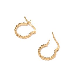 Kendra Scott Beaded 13mm Huggie Earrings in 18k Gold Vermeil