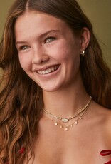 Kendra Scott Elisa Tennis Necklace Gold Ivory MOP