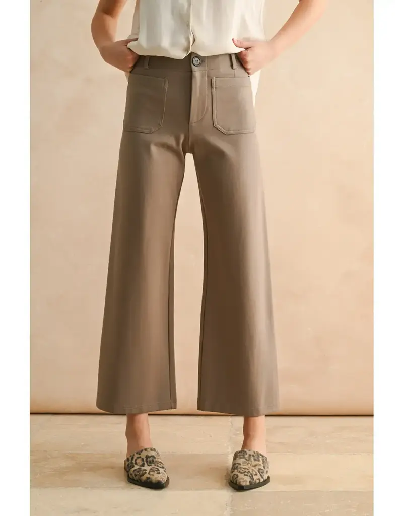 miou muse Patch Pocket Ponte Pants