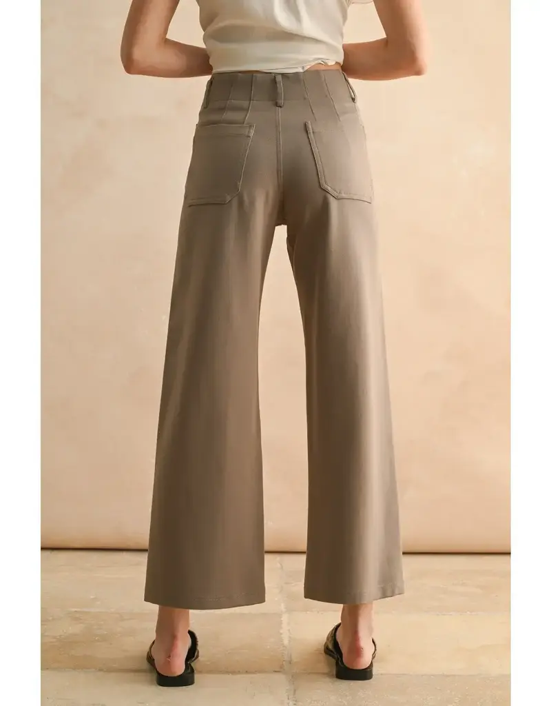 miou muse Patch Pocket Ponte Pants