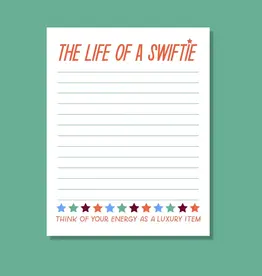 Just Follow Your Art Life of a Showgirl Swiftie Notepad