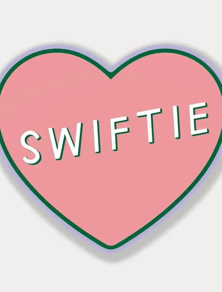 Just Follow Your Art Swiftie Heart Sticker