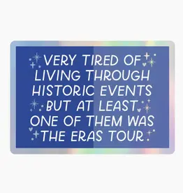 Just Follow Your Art Historic Events Eras Tour Sticker