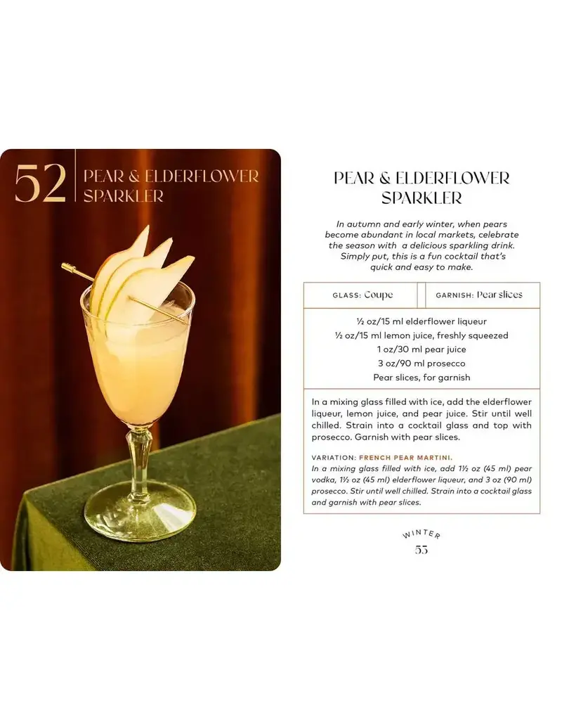 Simon & Schuster 52 Cocktails to Start the Weekend Flashcards