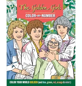 Simon & Schuster Golden Girls Color by Number Activity Book