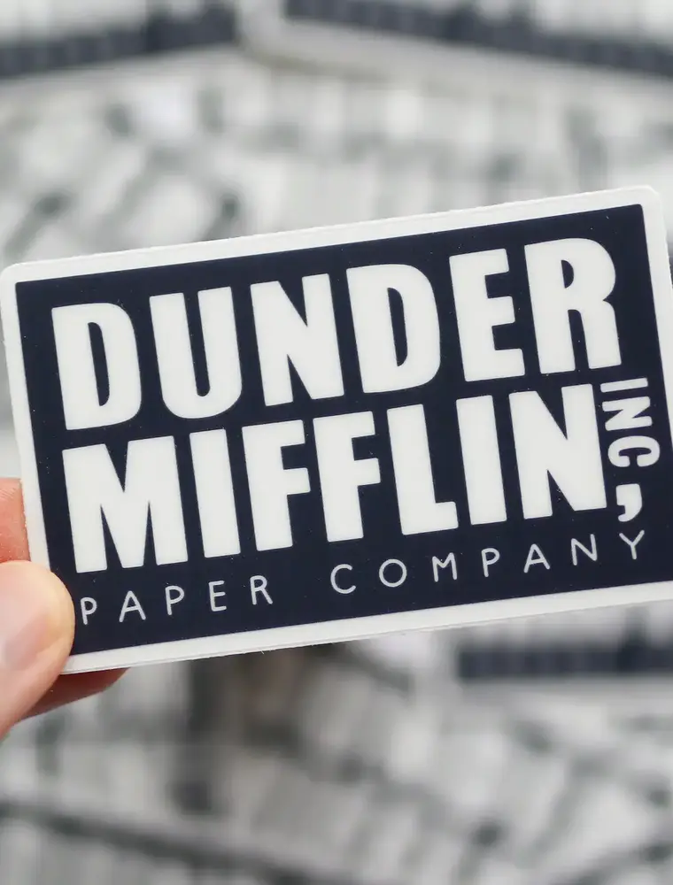 the sticker shop Dunder Mifflin Waterproof Sticker