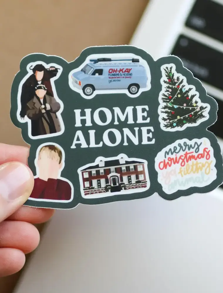 the sticker shop Home Alone Waterproof Sticker