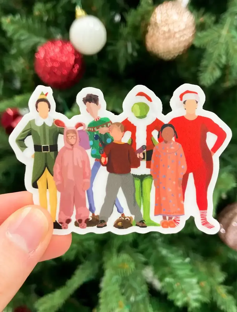 the sticker shop Christmas Characters Waterproof Sticker