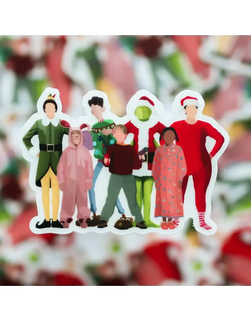 the sticker shop Christmas Characters Waterproof Sticker