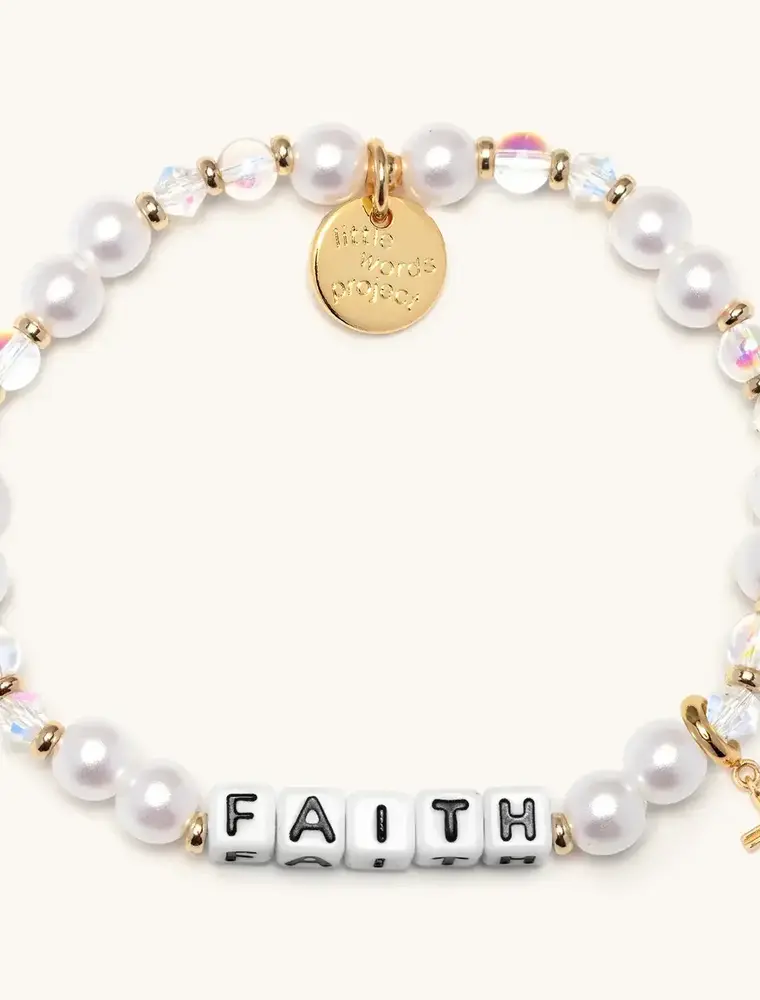 Little Words Project Little Words Project Faith Preset Charm Bracelet (small/medium)