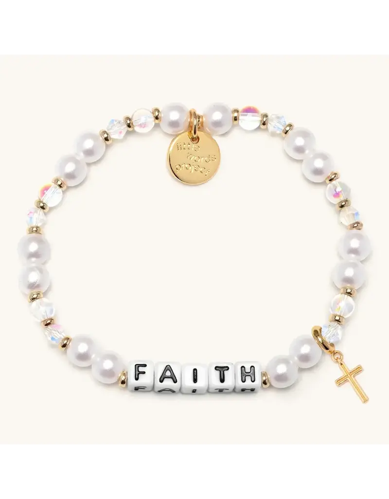 Little Words Project Little Words Project Faith Preset Charm Bracelet (small/medium)