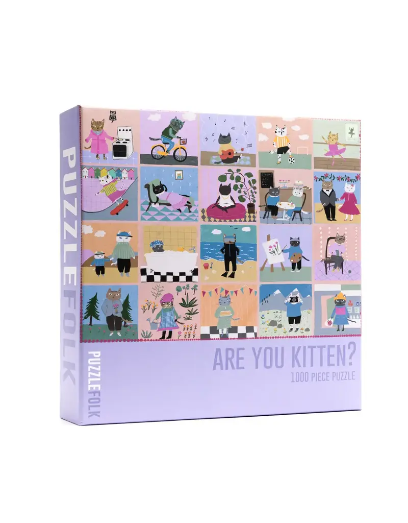 puzzlefolk Are you Kitten 1,000 Piece Cat Puzzle