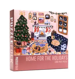 puzzlefolk Home for the Holidays 1000 pc Puzzle