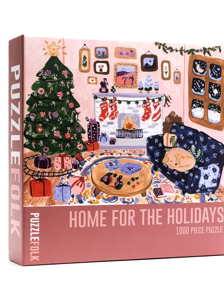 puzzlefolk Home for the Holidays 1000 pc Puzzle
