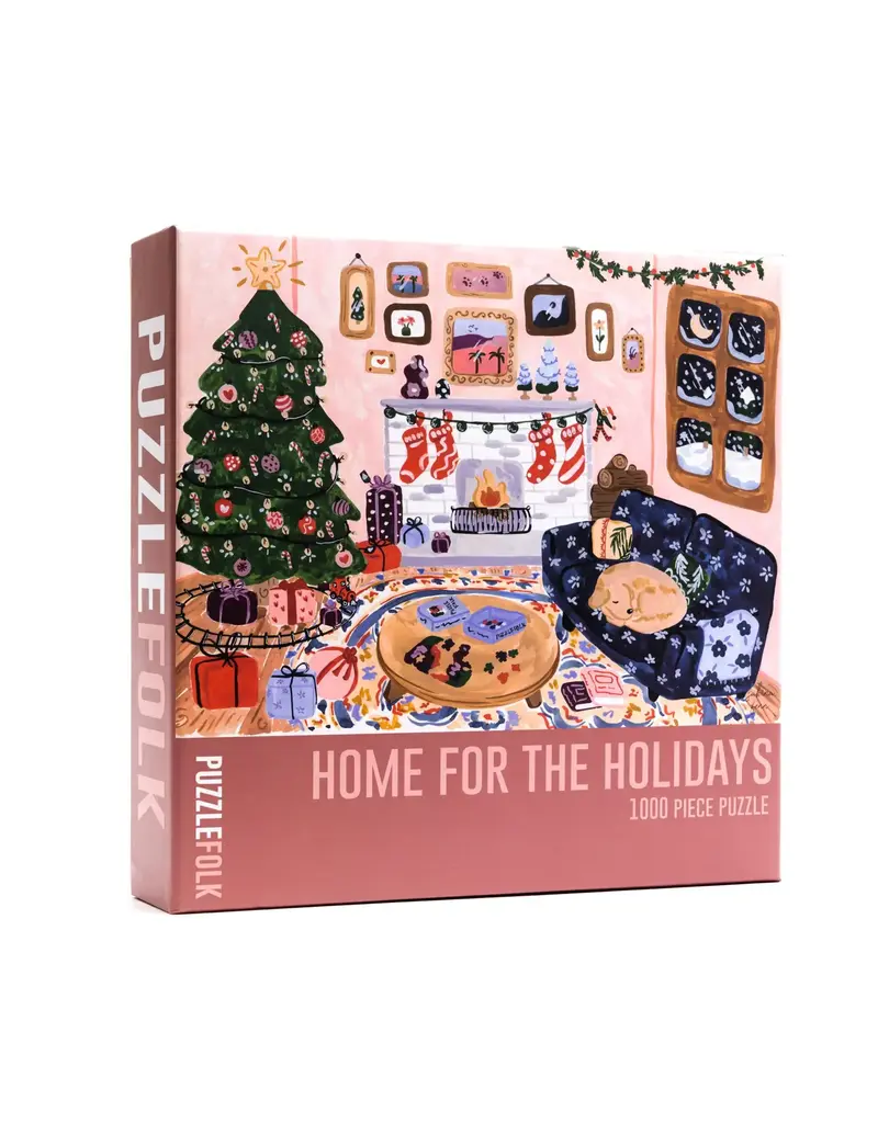 puzzlefolk Home for the Holidays 1000 pc Puzzle