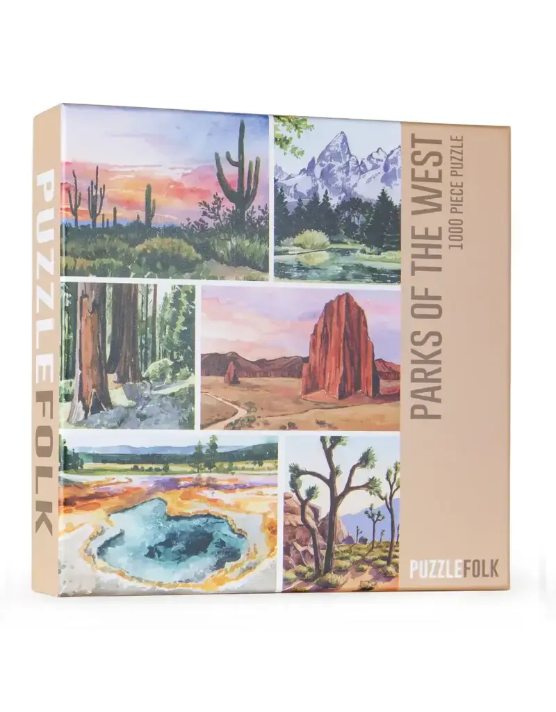 puzzlefolk Parks of the West 1000 pc Puzzle