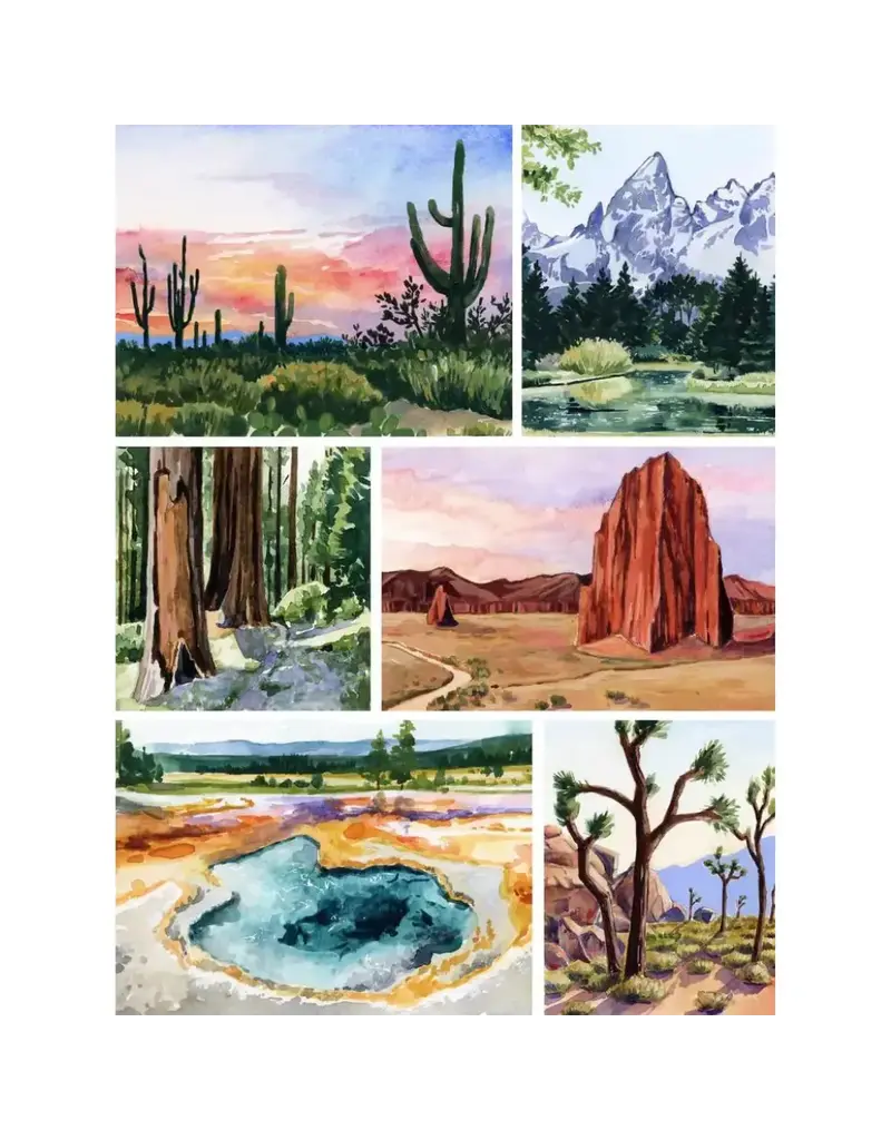 puzzlefolk Parks of the West 1000 pc Puzzle