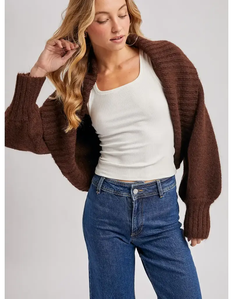 bivy Ola Chunky Knit Sweater Shrug
