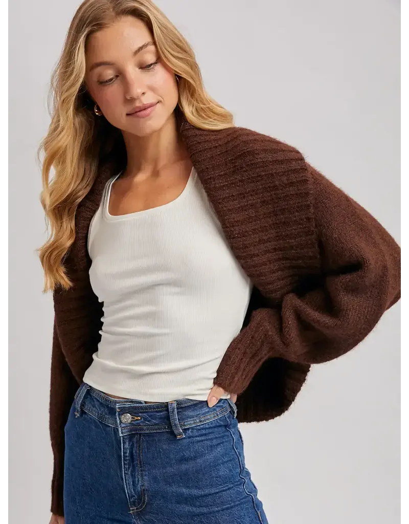 bivy Ola Chunky Knit Sweater Shrug