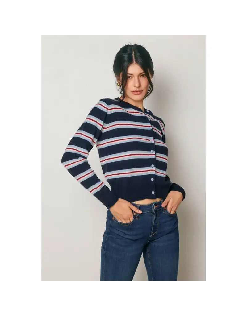 Dress Forum Skyline Striped Cardigan