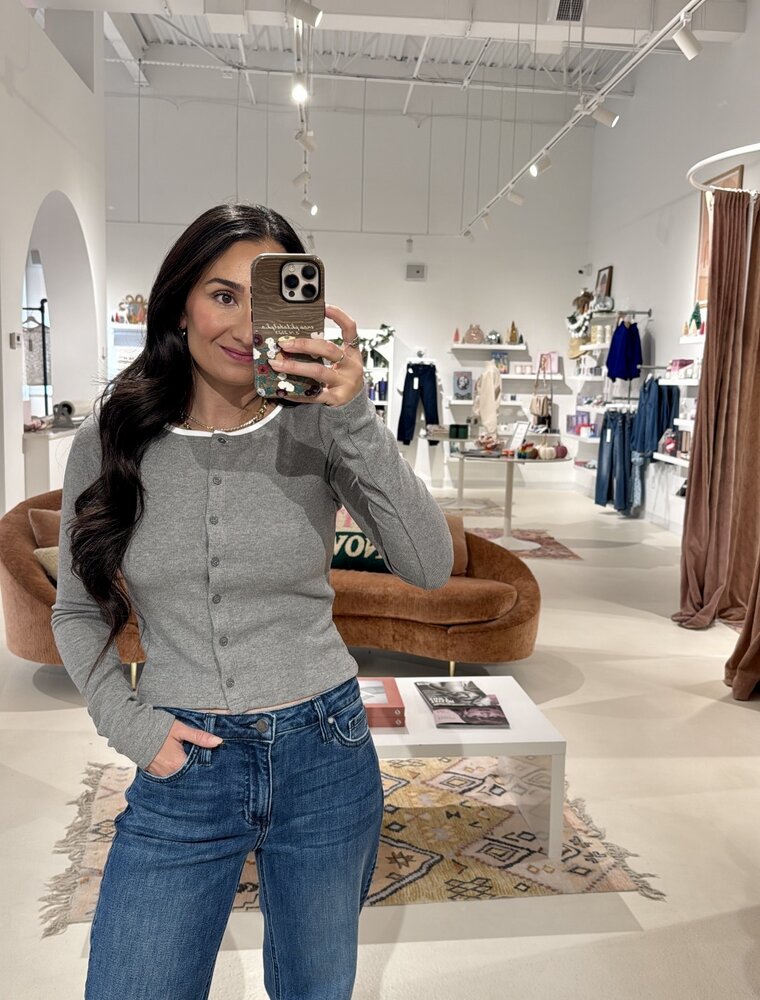 pg Sunny Ribbed Knit Top