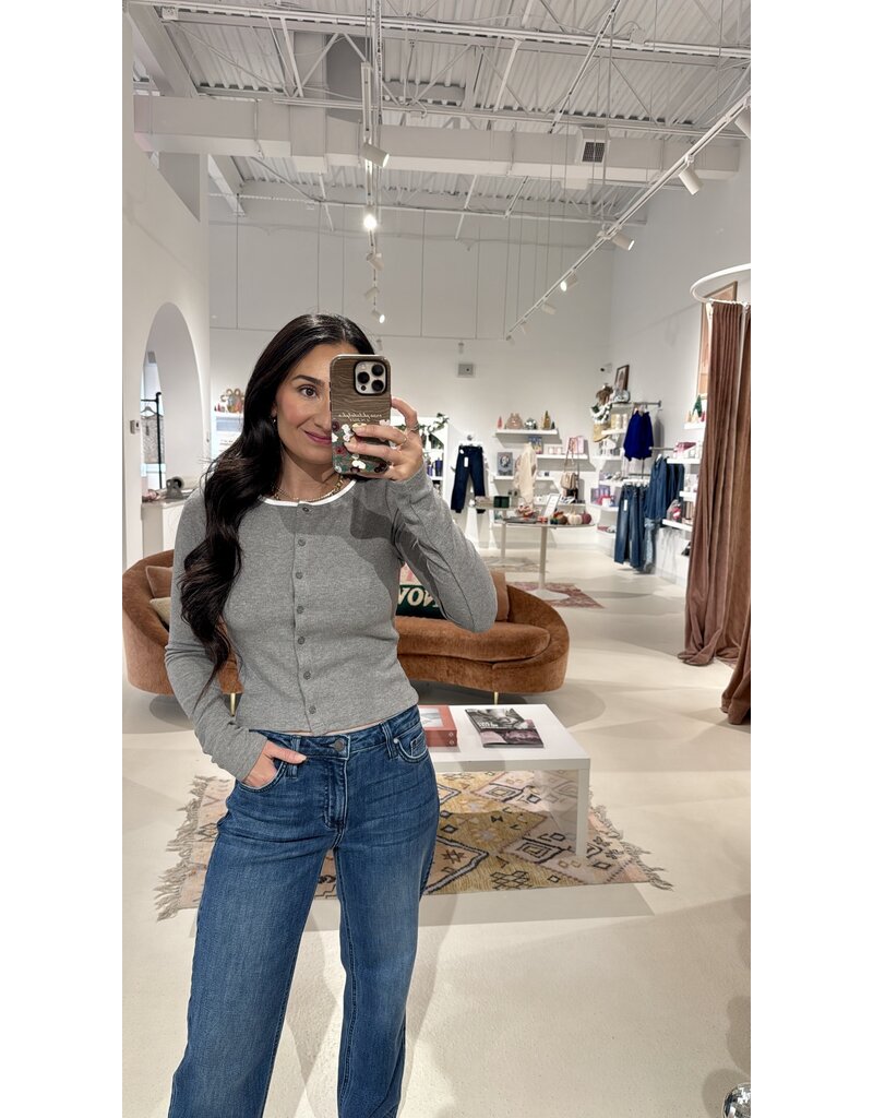 pg Sunny Ribbed Knit Top