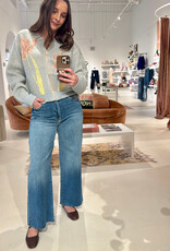 Just Black Denim Scissor Cut Wide Leg Denim