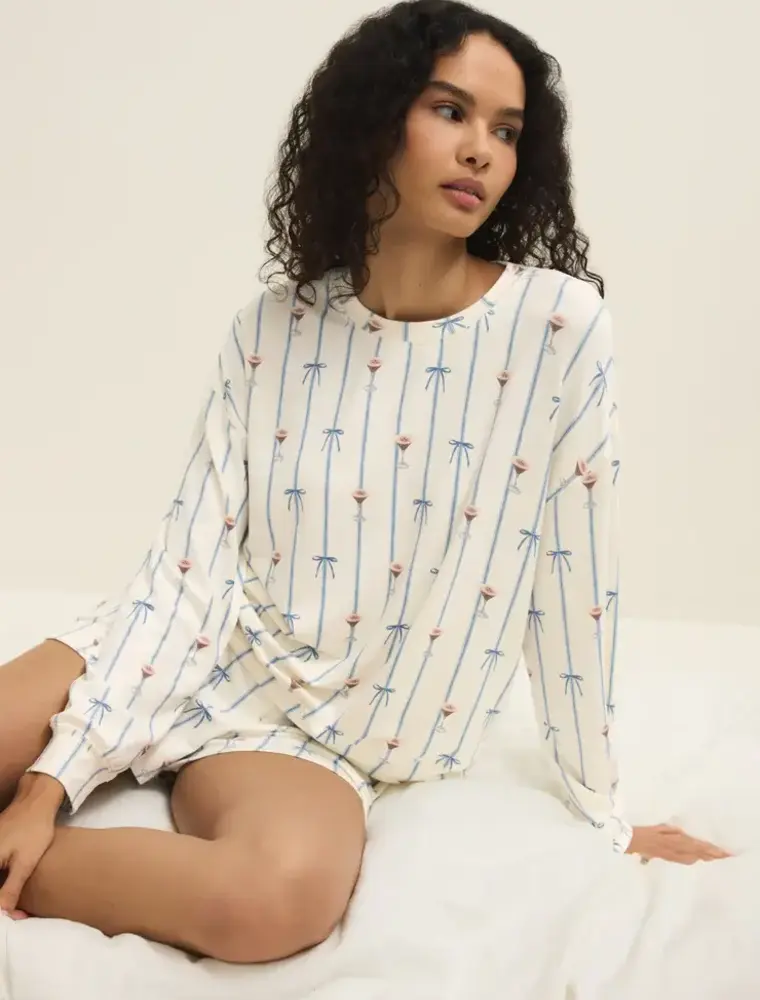 Z Lounge Cozy Espresso Martini Long Sleeve Top