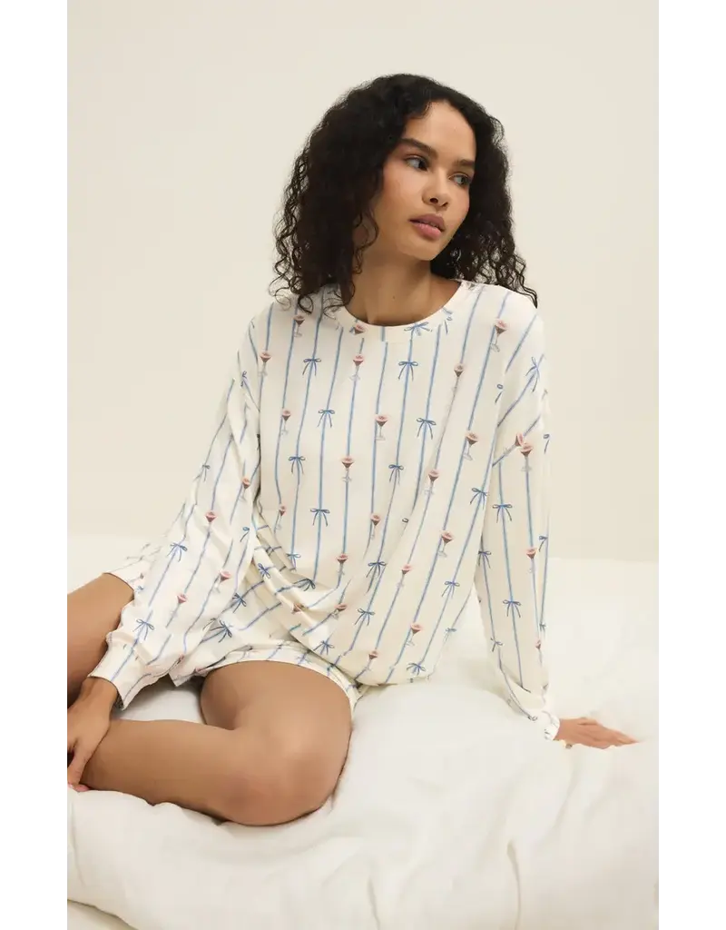 Z Lounge Cozy Espresso Martini Long Sleeve Top