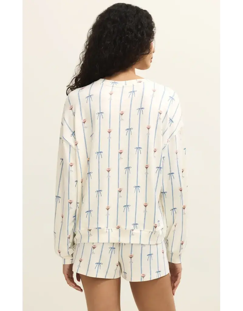 Z Lounge Cozy Espresso Martini Long Sleeve Top