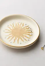 Scout Curated Wears Jewelry Dish & Stud Earring Set - Sun Rays/Cream