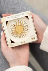 Scout Curated Wears Jewelry Dish & Stud Earring Set - Sun Rays/Cream