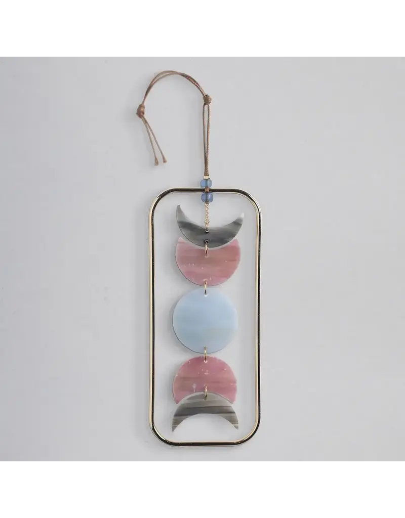 Scout Curated Wears Stained Glass Light Catcher - Moon Phase