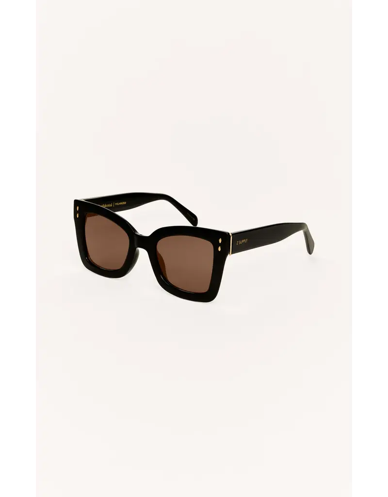 Z Supply Confidential Polished Black Brown Polarized