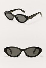Z Supply Backstage Polished Black-Grey Polarized Sunglasses