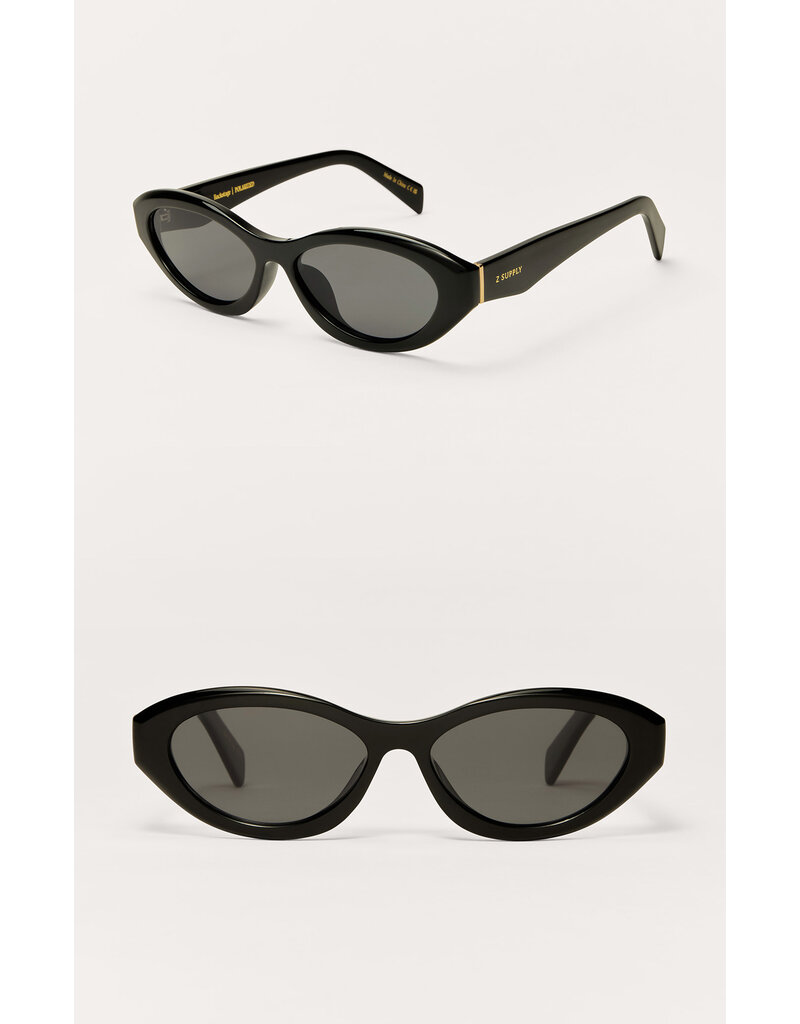 Z Supply Backstage Polished Black-Grey Polarized