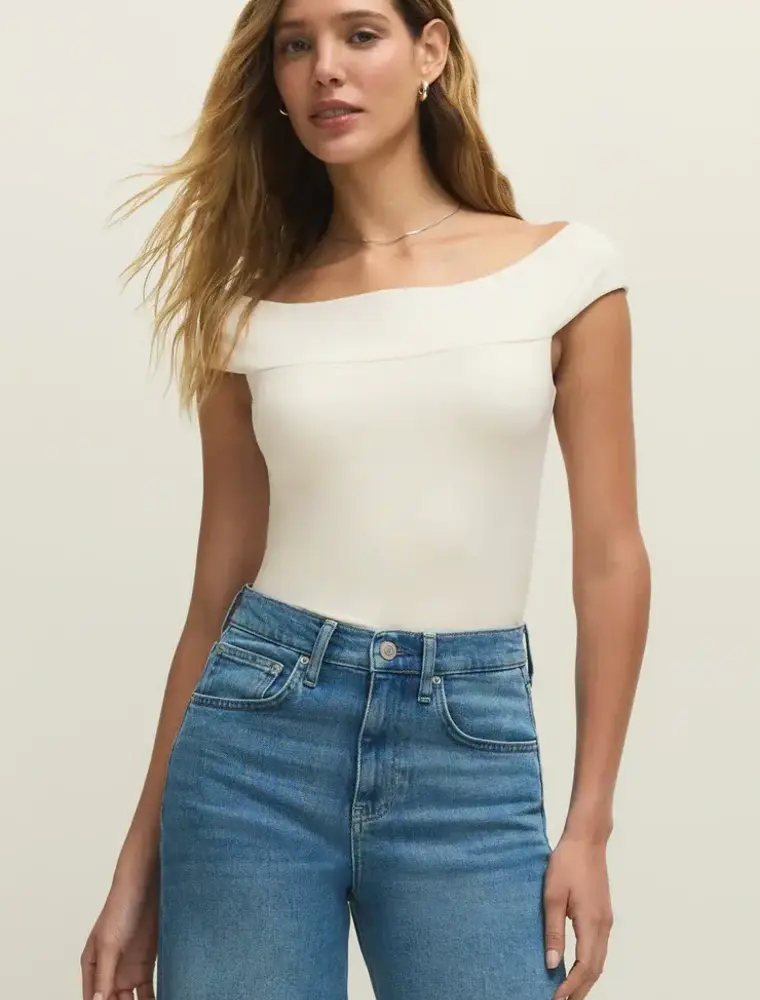 Z Supply Second Skin Off The Shoulder Top