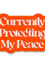 big moods Protecting My Peace Sticker