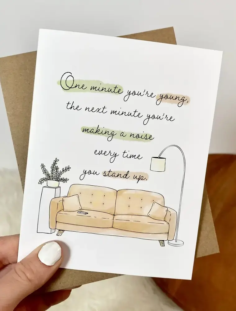 big moods New Noise Everytime I Stand Birthday Card