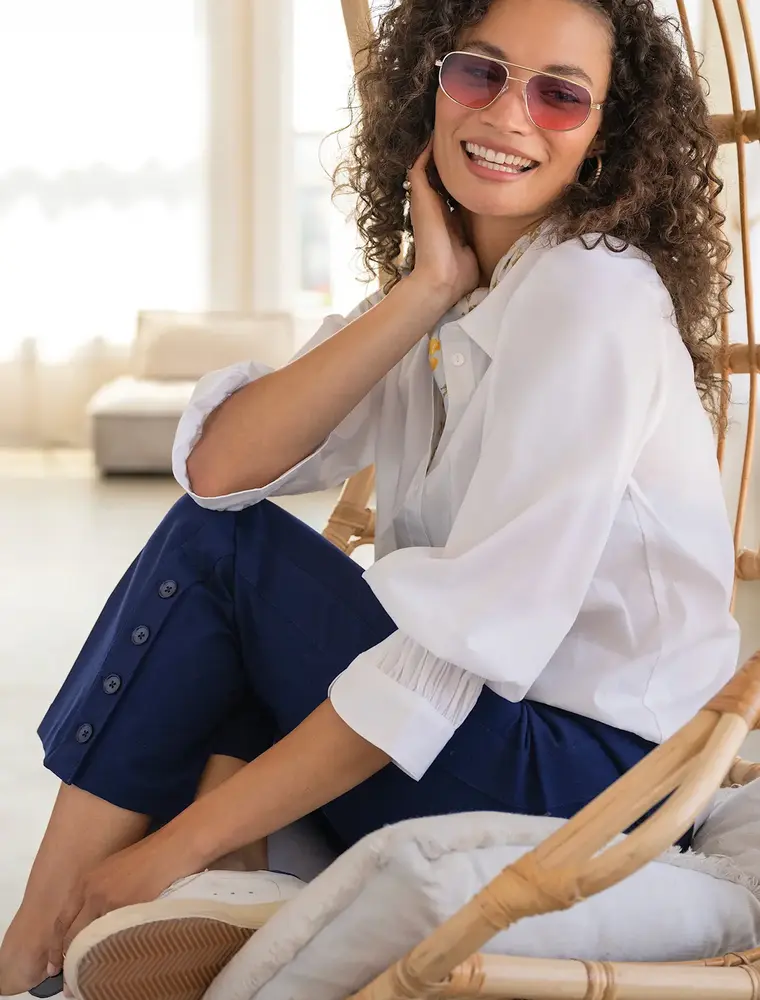 Liverpool Adjustable Sleeve Button Down