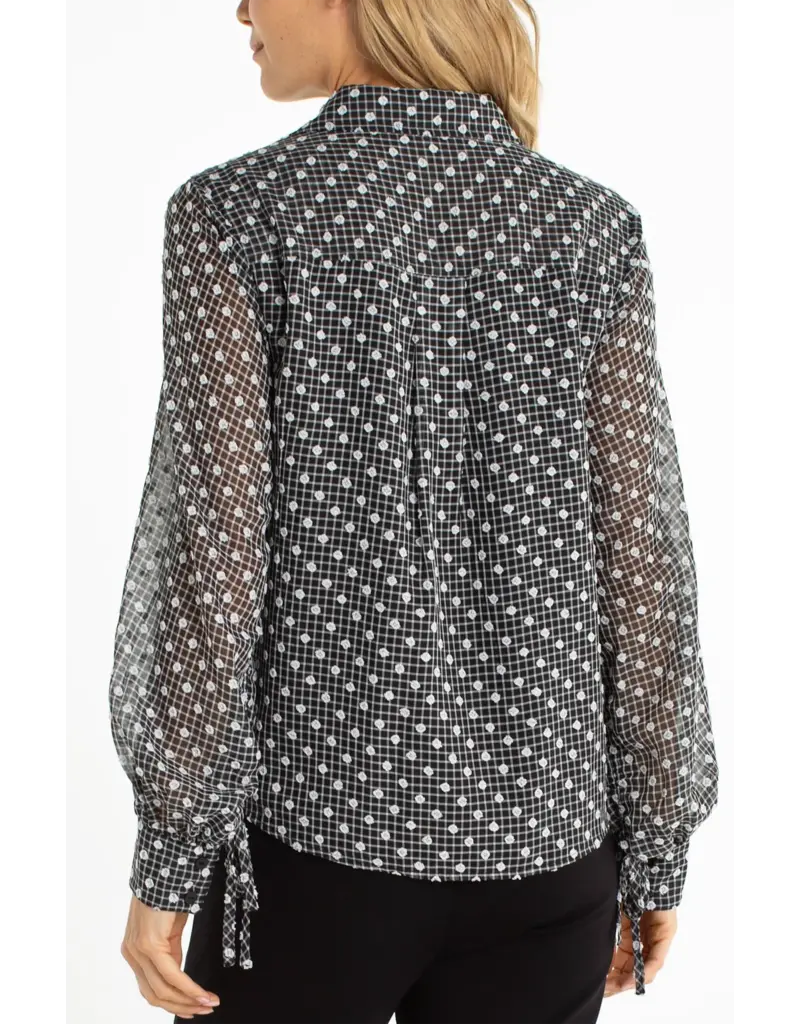 Liverpool Long Sleeve Collared Blouse