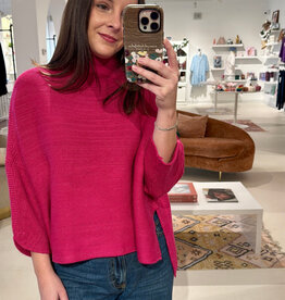 Kerisma Boho Sweater (Fuschia)