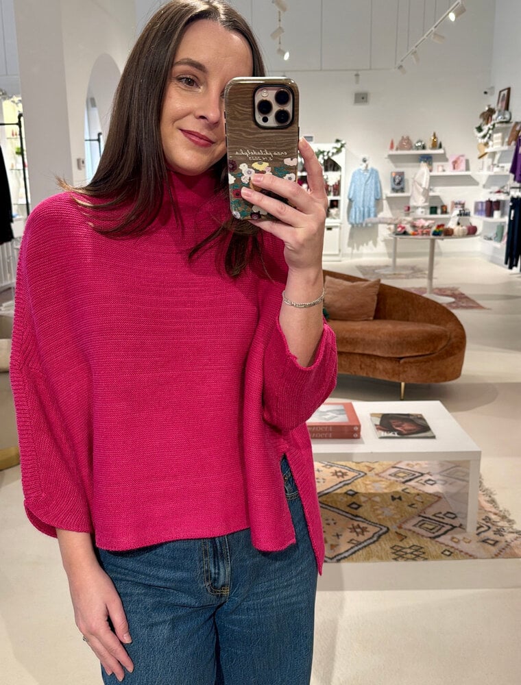 Kerisma Boho Sweater (Fuschia)