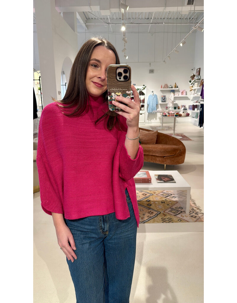 Kerisma Boho Sweater (Fuschia)