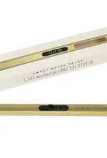 Sweet Water Decor Rechargeable Gold Lighter