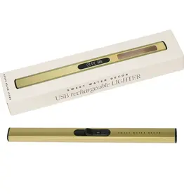 Sweet Water Decor Rechargeable Gold Lighter