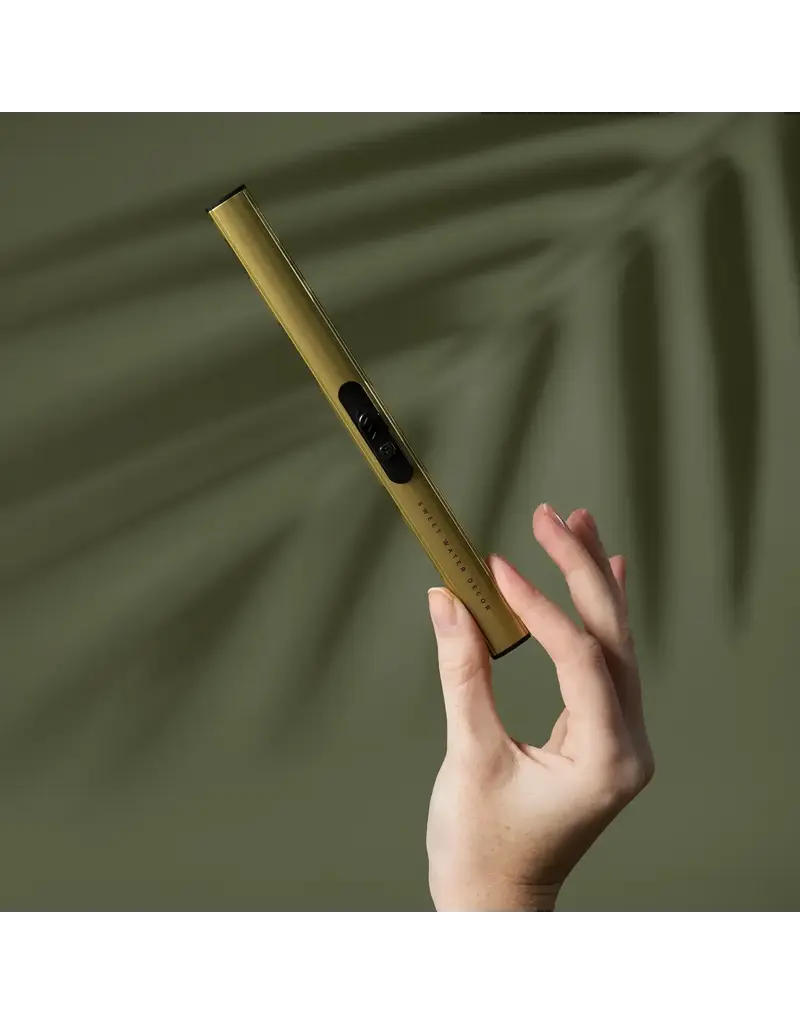 Sweet Water Decor Rechargeable Gold Lighter