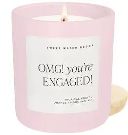 Sweet Water Decor OMG You're engaged Candle 15 oz.